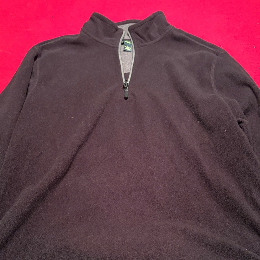 Bass Men's Black Zip-Up Sweater
